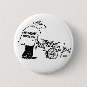 Window Cleaner with Window Cleaning Cart 2 Inch Round Button