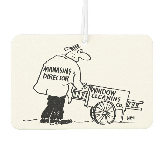 Window Cleaner with Window Cleaning Cart Air Freshener (Back)