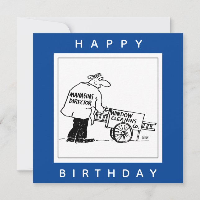 Window Cleaner with Window Cleaning Cart Card (Front)