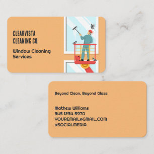 Window Cleaning Business Card