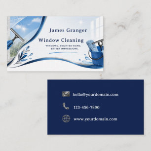 Window Cleaning Business Card