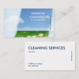 Window Cleaning Business Card