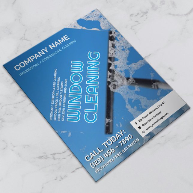 Window cleaning company flyer (Creator Uploaded)