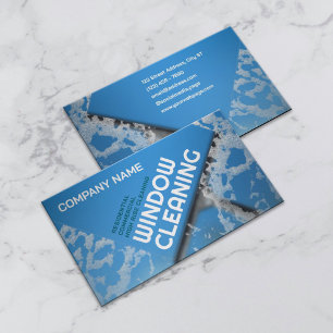 Window cleaning service  business card