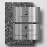 Window Cleaning Service Professional Logo Business Card<br><div class="desc">Window Cleaning Service Professional Logo Business Card, the ultimate solution for showcasing your window cleaning business with elegance and sophistication. Designed with a masculine, professional metal look, these business cards are perfect for conveying the high standards and reliability of your window cleaning services. Whether you specialize in residential or commercial...</div>