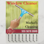 Window Cleaning Service Small Business Flyer<br><div class="desc">Great to hire someone to help out  window cleaning poster or flyer to kick off your small business. Great for any person who has extra time. All images are public domain,  but you can change if you like.  #parttimejob,  #housecleaning,  #windows</div>