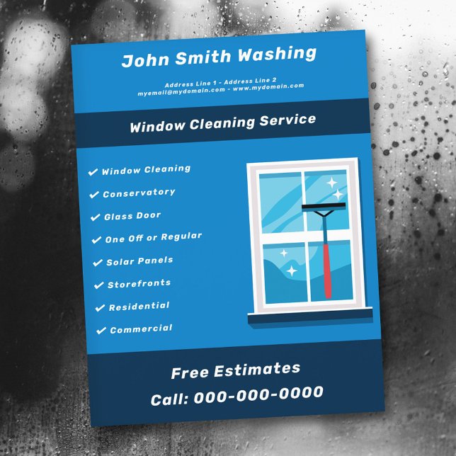 Window Cleaning Services Flyer (Window Cleaning Services Flyer)