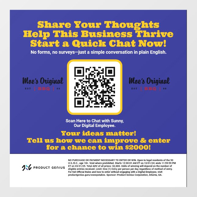 Window cling-clean PGC Window Cling (Sheet)