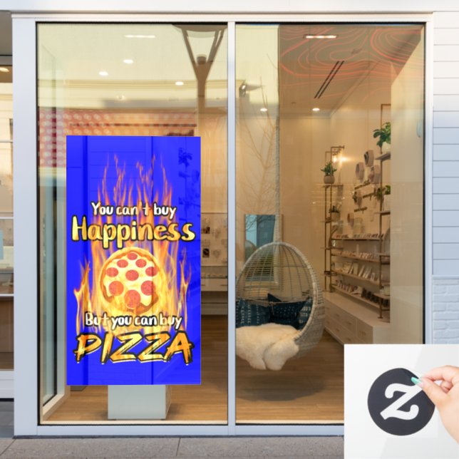 Window Cling for Pizza shop or food shop (Store Window)