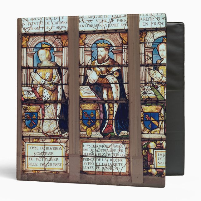 Window depicting Louis de Bourbon Binder (Front/Inside)