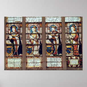 Window depicting Louis de Bourbon Poster