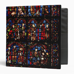 Window depicting scenes binder
