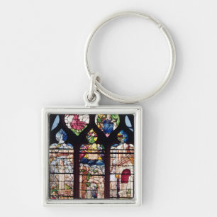 Window depicting the Nativity Keychain