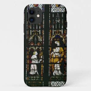 Window depicting the Virgin and Raoul de Ferrieres iPhone 11 Case