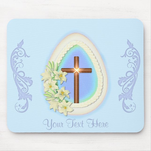 Window Egg and Cross Mouse Pad (Front)