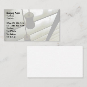 Window Fashions Business Cards