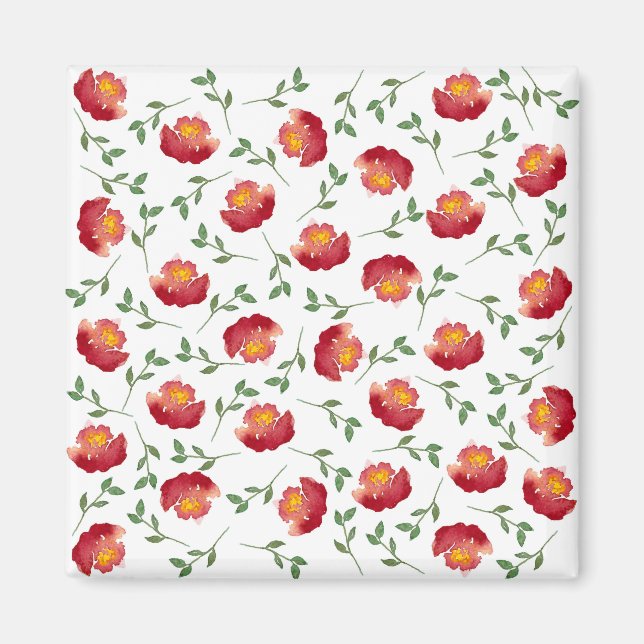 Window Flower Boxes Magnet (Front)