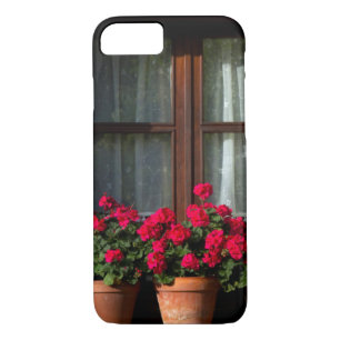 Window flower pots in village Case-Mate iPhone case