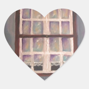 Window Heart Sticker