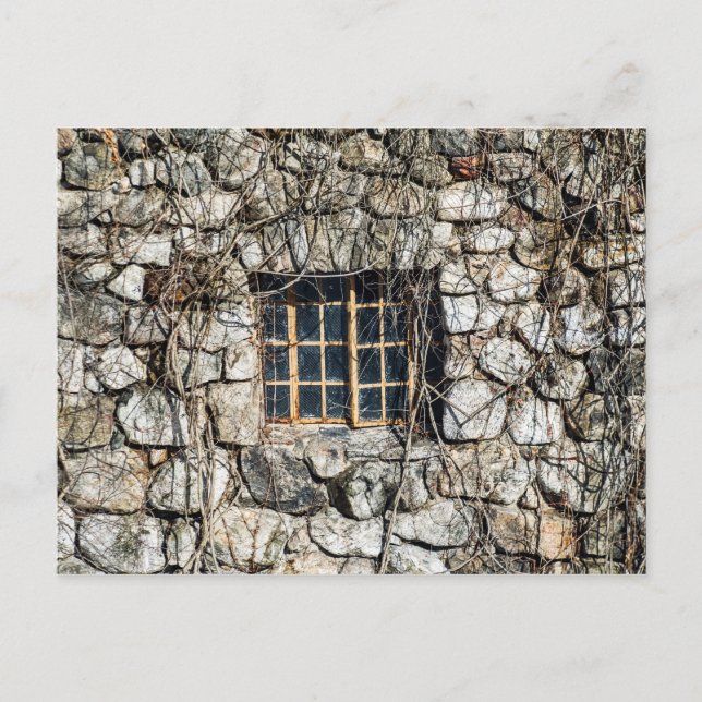 Window in a Wall of Stone Postcard (Front)