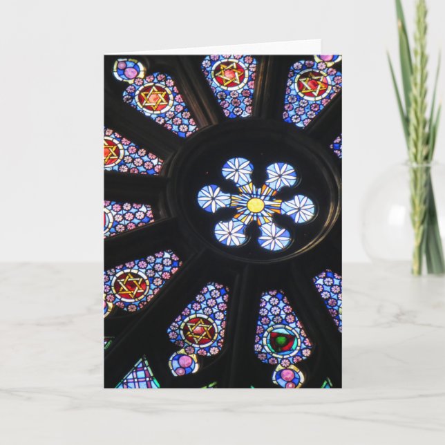 Window in Barcelona Holiday Card (Front)