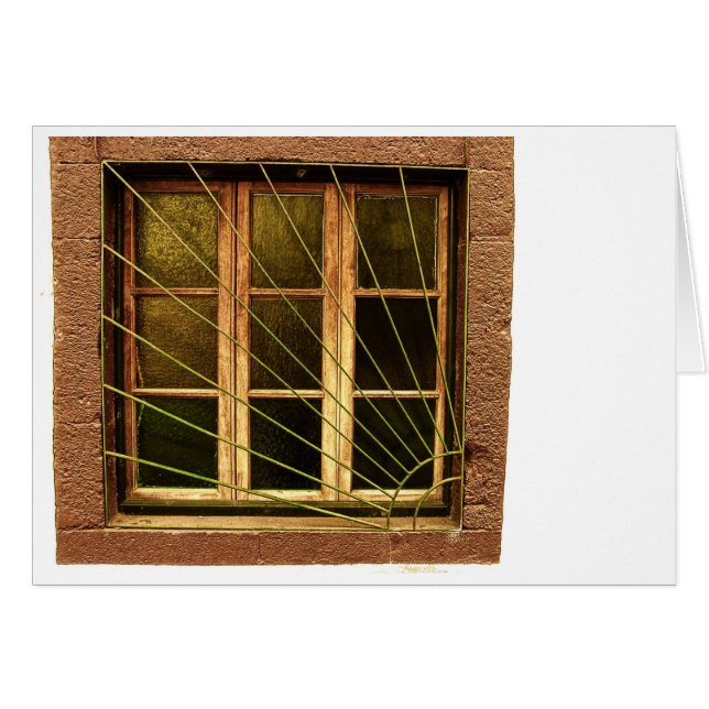 window in funchal card (Front Horizontal)