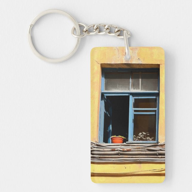 Window in Saint-Petersburg Keychain (Front)