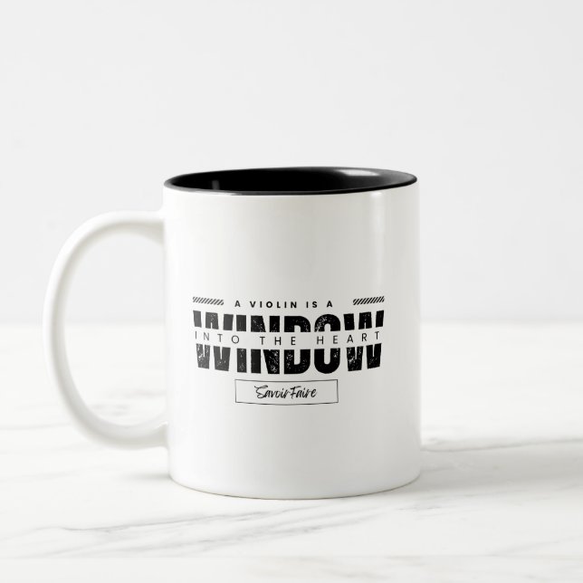 Window into My Heart Coffee Mug (Left)