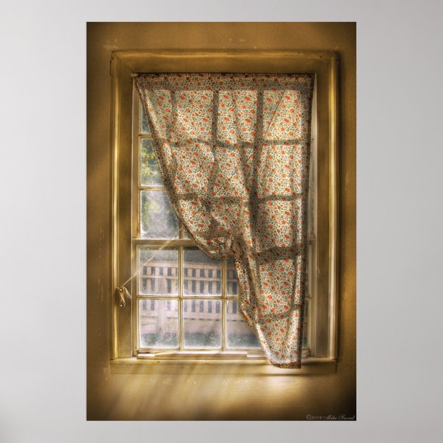 Window - Letting a little light in Poster (Front)