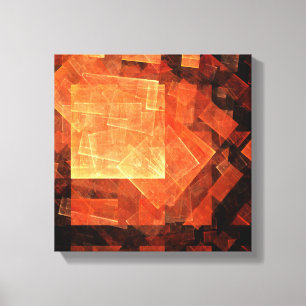 Window Light Abstract Art Black and White Canvas Print