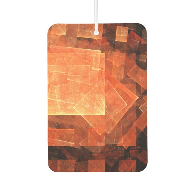 Window Light Abstract Art Car Air Freshener (Front)