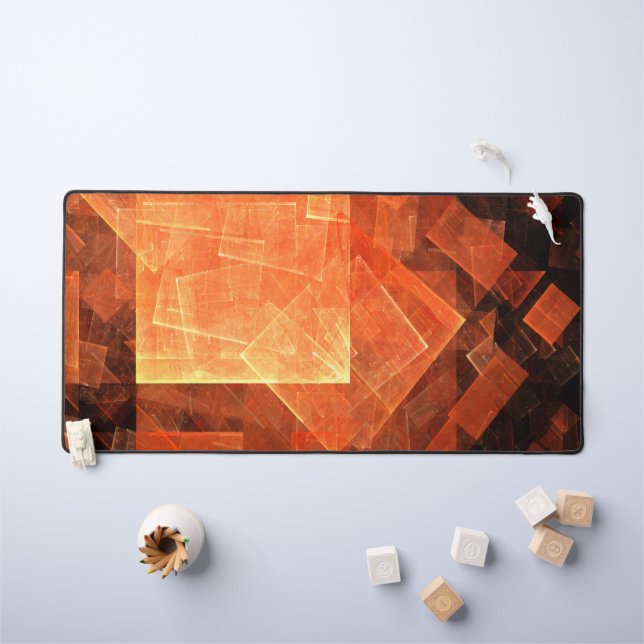 Window Light Abstract Art Desk Mat (Kids Table)