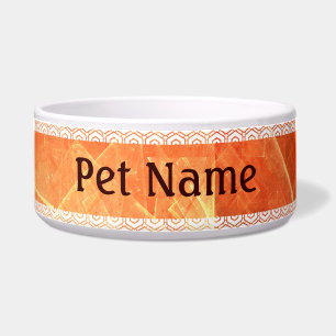 Window Light Abstract Art Dog Bowl