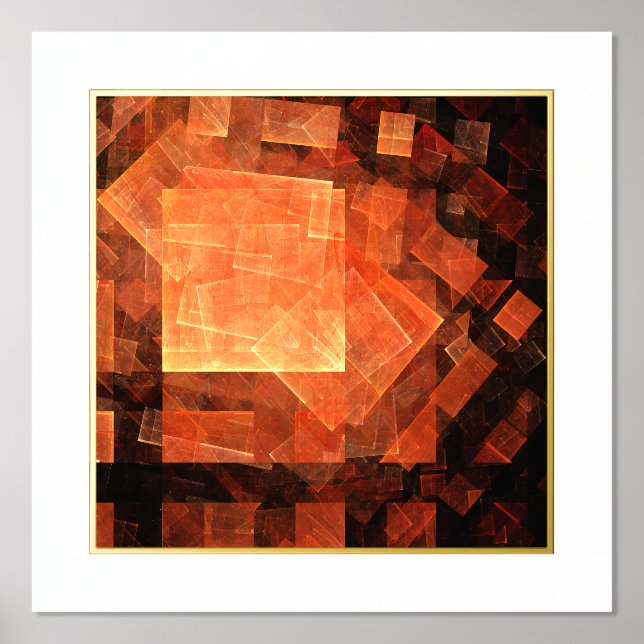 Window Light Abstract Art Foil Prints (Front)