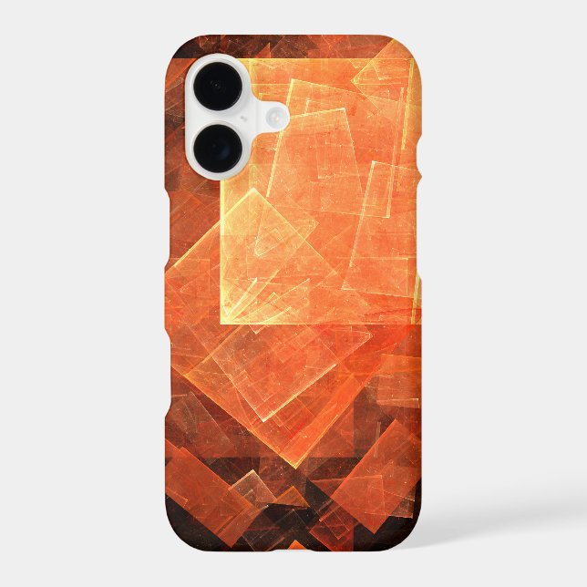 Window Light Abstract Art Glossy iPhone Case (Back)