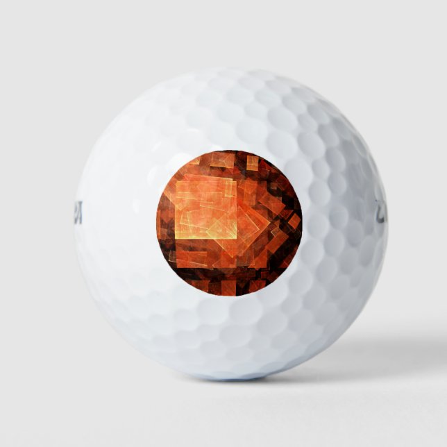 Window Light Abstract Art Golf Balls (Front)