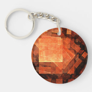 Window Light Abstract Art Keychain