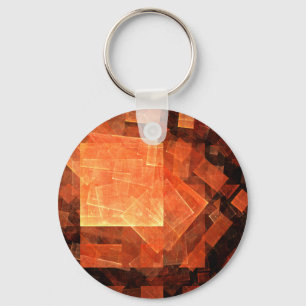 Window Light Abstract Art Keychain