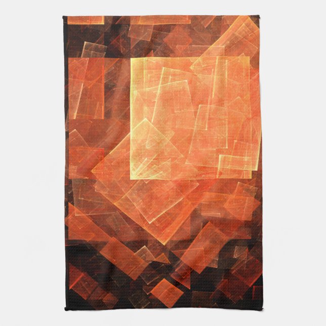 Window Light Abstract Art Kitchen Towel (Vertical)