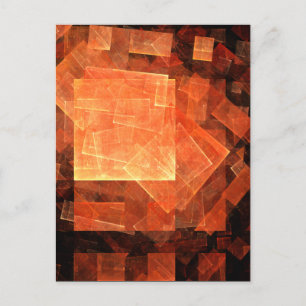 Window Light Abstract Art Postcard