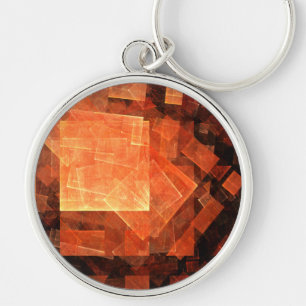 Window Light Abstract Art Small Keychain