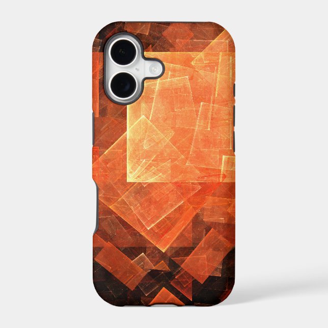 Window Light Modern Geometric Squares Abstract Art (Back)