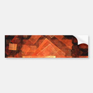 Window Light Modern Geometric Squares Abstract Art Bumper Sticker