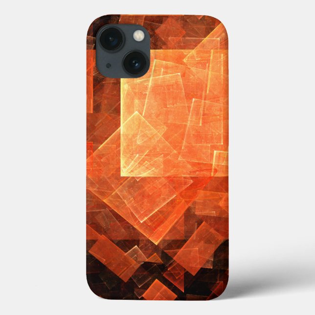 Window Light Modern Geometric Squares Abstract Art Case-Mate iPhone Case (Back)