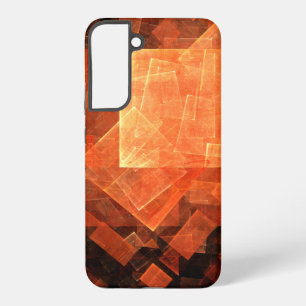 Window Light Modern Geometric Squares Abstract Art Samsung Galaxy Case