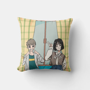 Window Moments – Cartoon Throw Pillow