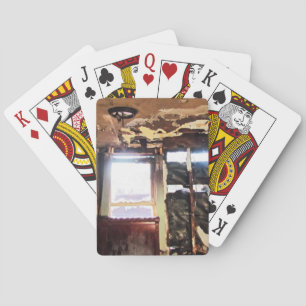 Window of Poverty Playing Cards