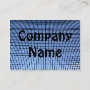 Window Screen Business Card