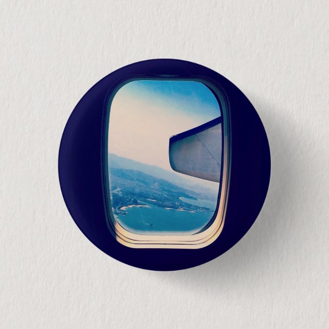 Window Seat 1 Inch Round Button (Front)