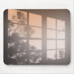 Window Shadow With Foliage Mouse Pad